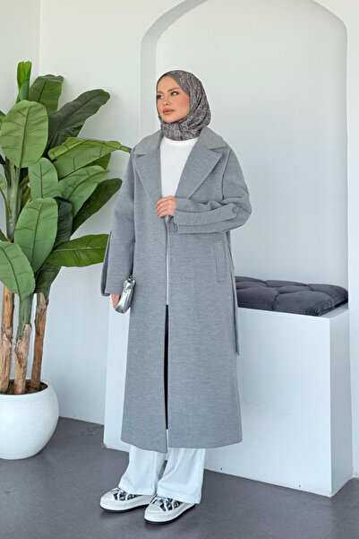 Şulemoda Giyim Zenom Coat Gray