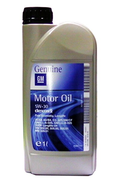GM Opel Dexos 2 5W30 engine oil 1L