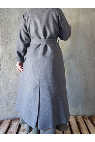 hrmonny Retro Cashmere Coat Length 120 cm Trench Coat