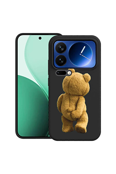 bestcase Carcasă ultra subțire TPU pentru Xiaomi 17 Pro, cu design Teddy Bear Hidden Shot, 2100006 B 1441