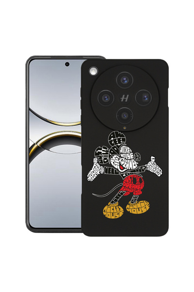 bestcase Premium Silicon Case For OPPO Find X8, cu Design Calligraphy Mickey Mouse, 2043686 PB 1525