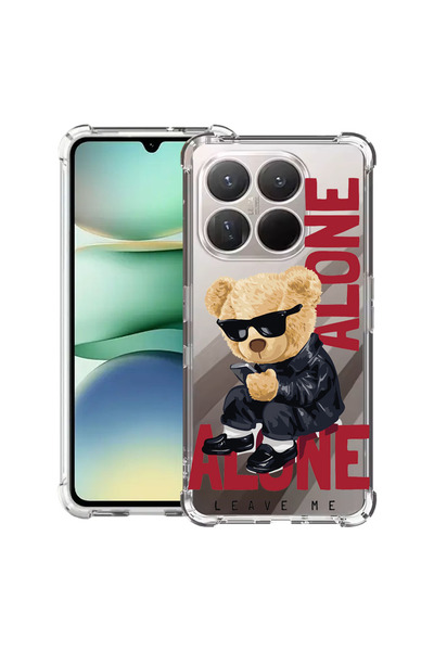 bestcase Carcasă antișoc pentru Xiaomi 17, cu design Leave Me Alone Teddy Bea...