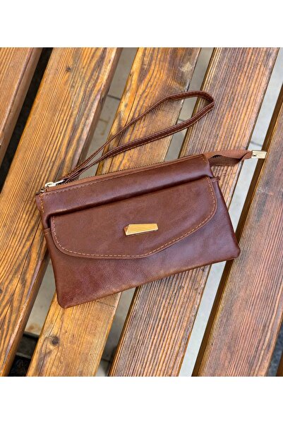 Çanta Trend Women's Leather-Like Handbag Suitable for Use with a Phone