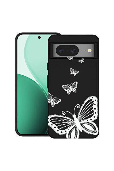 bestcase Carcasă ultra subțire TPU pentru Google Pixel 8, cu design fluture, ...