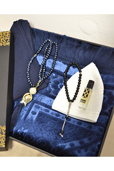 Bilenler Σετ δώρου για προσευχή – Σετ προσευχής ζακάρ, κάλυμμα, κρυστάλλινο ρ...