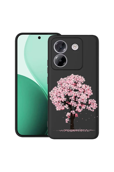 bestcase Carcasă ultra subțire TPU pentru Poco M7 Pro 5G, cu design cu flori de cireș, 2100003 B 1833