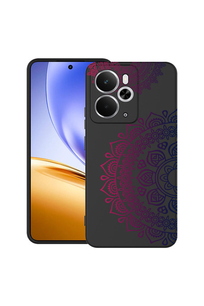 bestcase Carcasă ultra subțire TPU pentru Realme 14 5G, design cu dantelă non...
