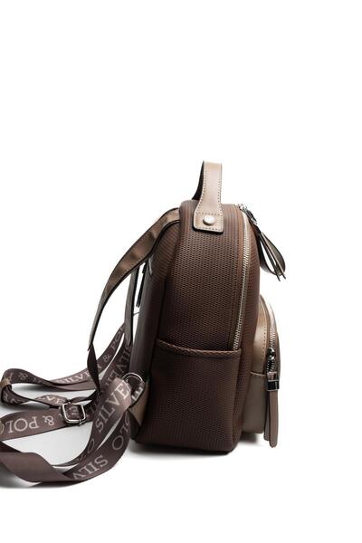 Silver Polo Silver & Polo Brown - Mink Sp1130 Women's Backpack