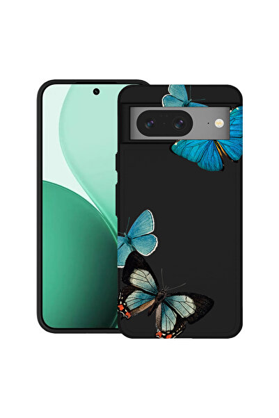 bestcase Carcasă ultra subțire TPU pentru Google Pixel 8, cu design fluturi a...
