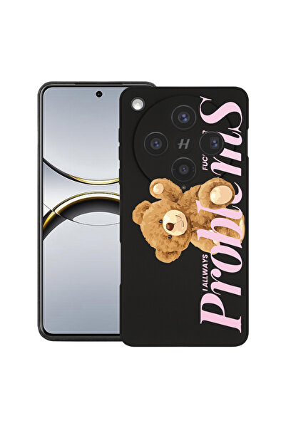 bestcase Husă premium din silicon pentru OPPO Find X8, cu design ursuleț de p...