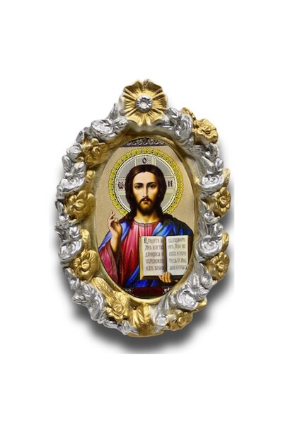 OEM Plaster Icon of the Savior (wall), 25 cm