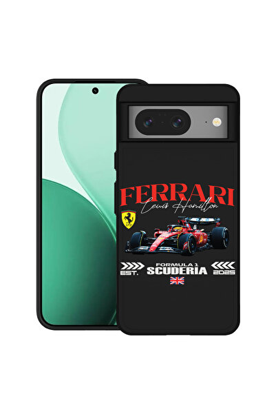 bestcase Carcasă ultrasubțire TPU pentru Google Pixel 8, cu design Ferrari Sc...