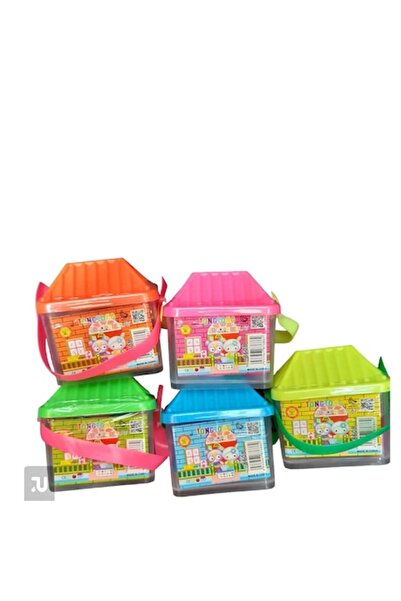 OEM TongTong Modeling Clay Set - 5 Houses, 60 Colored Pieces, Educational