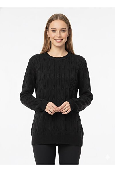 ModaPlaza Pulover tricotat cu model pentru femei 5354