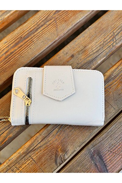 Çanta Trend Women's Wallet with Zipper Detail and Snap Closure