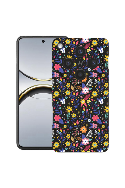 bestcase Carcasă premium din silicon pentru OPPO Find X8, cu design floral, 2...