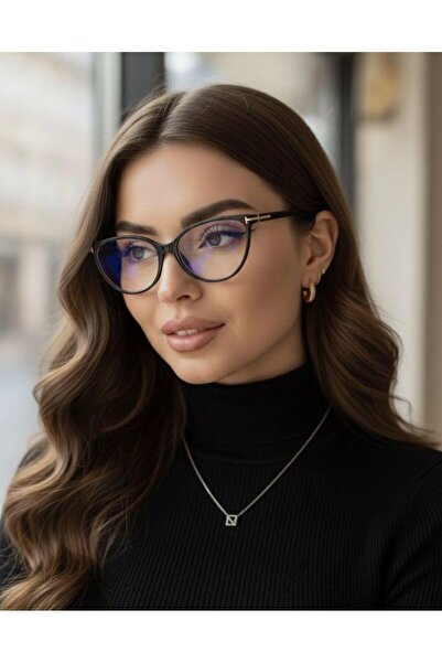 MakroOptik Women's Thomson Blue Light Protection Screen Glasses Blueblock Black