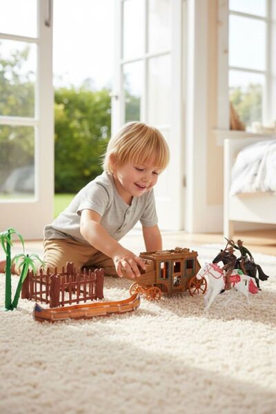 BYCEGU 49617 Cowboy Play Sets Cowboy Play Set