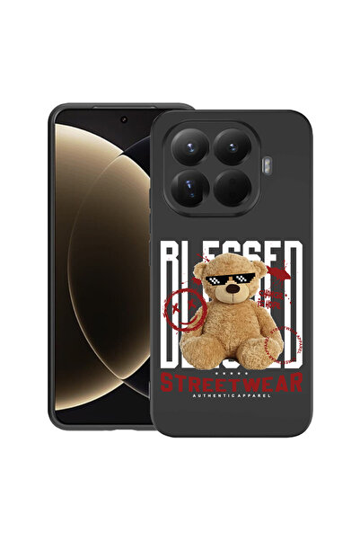 bestcase Husă premium din silicon pentru Xiaomi 15T Pro, cu design Teddy Bear Blessed, 3100018 PB 1553