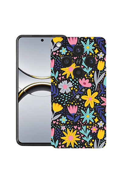 bestcase Husă premium din silicon pentru OPPO Find X8, cu design Little Flowe...