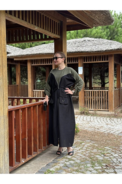 EL jadida Women's Zipper Detailed Dress