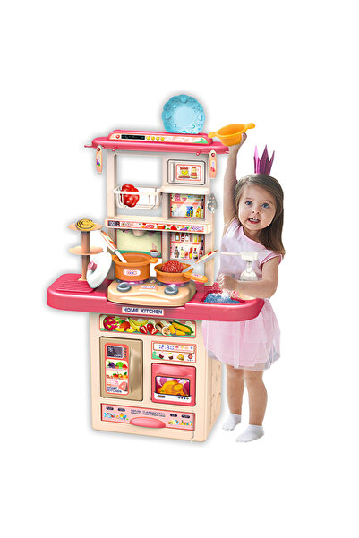 OEM Kids Kitchen Pink Dream Kitchen With 11 Pieces and kitchen utensils