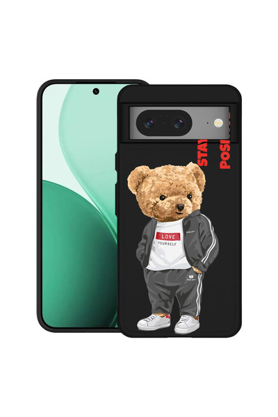 bestcase Carcasă ultra subțire TPU pentru Google Pixel 8, cu design Stay Posi...