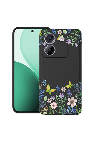bestcase Carcasă ultra subțire TPU pentru Poco M7 Pro 5G, cu design cu fluturi și flori, 2100003 B 95