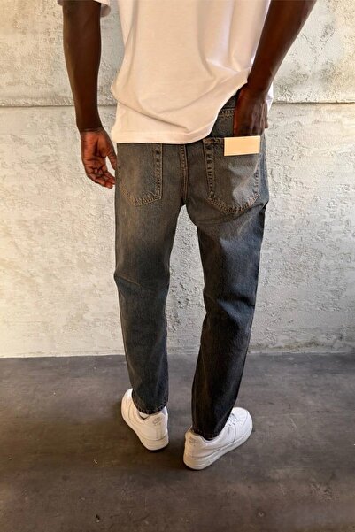 MADZEYMODA Men's Boyfriend Fit Blue Denim Jean Pants Ke-970