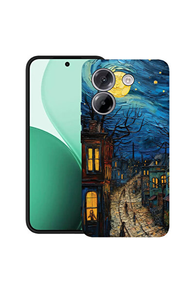 bestcase Carcasă ultra subțire TPU pentru Poco M7 Pro 5G, cu design Van Gogh ...