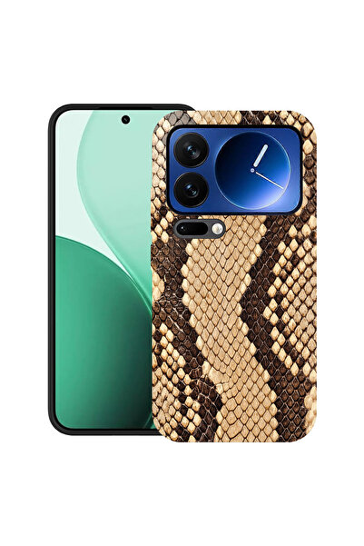 bestcase Carcasă ultra subțire TPU pentru Xiaomi 17 Pro, model piele de șarpe...