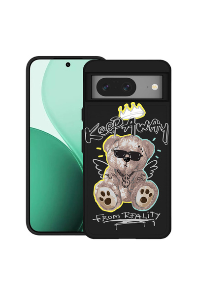 bestcase Carcasă ultra subțire TPU pentru Google Pixel 8, cu design Teddy Bea...