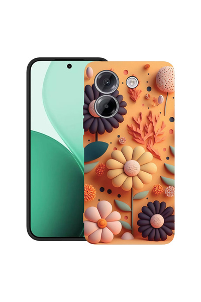 bestcase Carcasă ultra subțire TPU pentru Poco M7 Pro 5G, cu design Happy Flo...