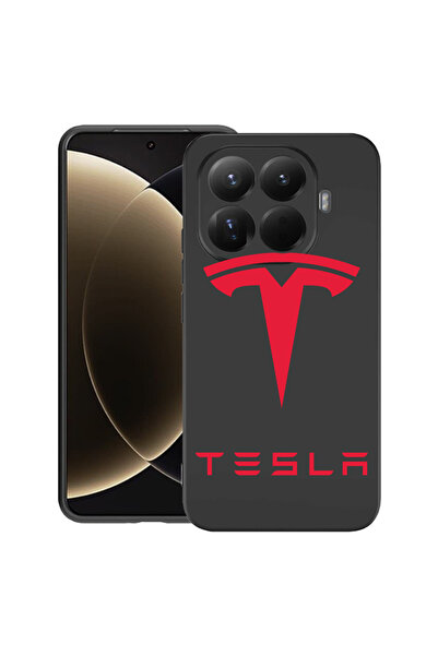 bestcase Husă premium din silicon pentru Xiaomi 15T Pro, cu design Tesla Red, 3100018 PB 1711