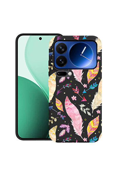 bestcase Carcasă ultra subțire TPU pentru Xiaomi 17 Pro, cu design pene colorate, 2100006 B 68