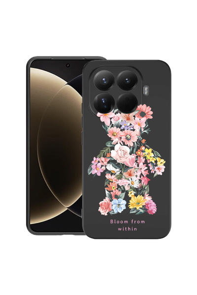 bestcase Husă premium din silicon pentru Xiaomi 15T Pro, cu design Teddy Bear...