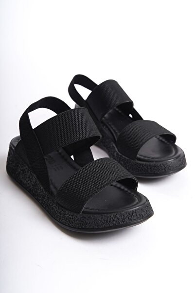 Redoxy Women's Orthopedic and Thick Sole Double Banded Elastic Daily Sandals