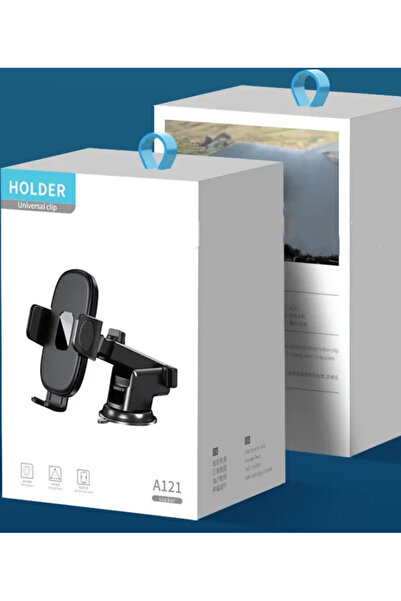 Holder araç içi telefon tutucu cam ve torpido vantuzlu