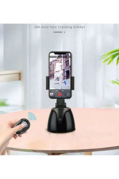 Generic 360 Auto Face Tracking Phone Holder Smart AI Gimbal Selfie Mount for Vlog Live Streaming TikTok