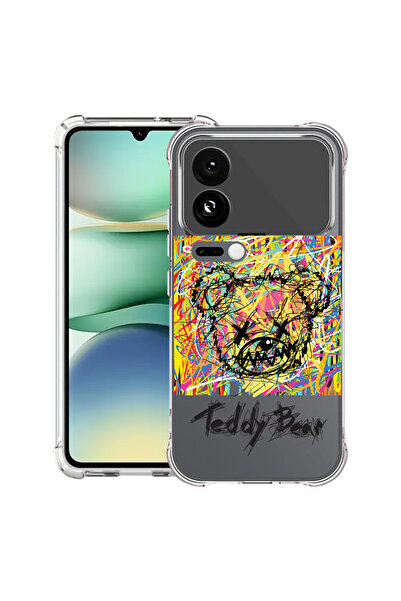 bestcase Husă antișoc pentru Xiaomi 17 Pro, cu design ursuleț de pluș abstrac...