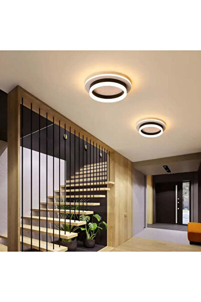 Alessandro DESIGN Candelabru LED SOLENA Rotonda 13W, 25 cm, Lumină Rece/Caldă/Neutră, Alb/Negru