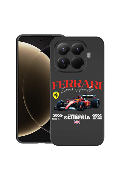 bestcase Husă premium din silicon pentru Xiaomi 15T Pro, cu design Ferrari Scuderia, 3100018 PB 1862