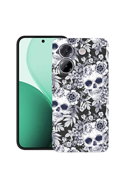 bestcase Carcasă ultra subțire TPU pentru Poco M7 Pro 5G, cu design craniu al...
