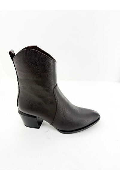 Deripabuc Γνήσιο δέρμα καφέ Γυναικείες Δερμάτινες Μπότες DP02-1195