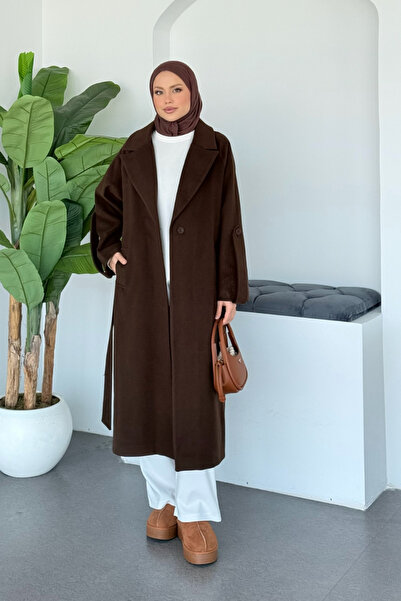 Şulemoda Giyim Zenom Coat Brown
