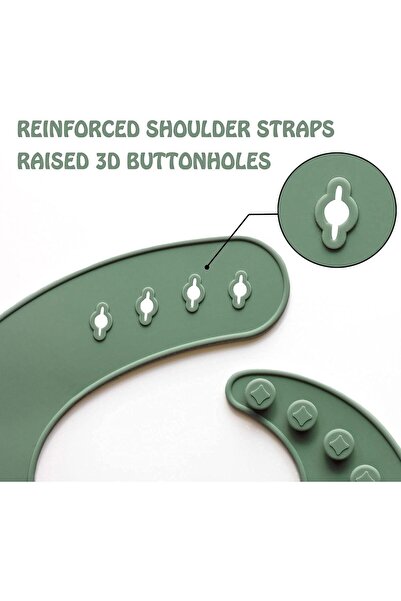 Generic Bolivia Silicone Baby Feeding Set with Suction Bowl, Soft Bib & Utensils