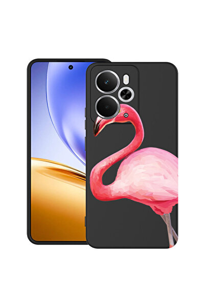 bestcase Carcasă ultra subțire TPU pentru Realme 14 5G, cu design Pink Flamin...