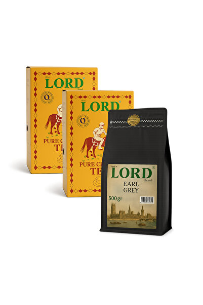My BİG LORD brand Pure Ceylon Çayı + Bergamotlu Earl Grey (Kokulu) 3'lü Lord ...