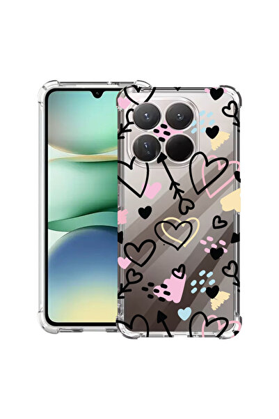 bestcase Husa antișoc compatibilă cu Motorola Moto G86 Power, simboluri de dr...