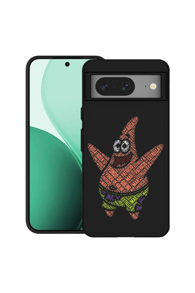 bestcase Carcasă ultra subțire TPU pentru Google Pixel 8, cu design Patrick Star, 2100008 B 1484